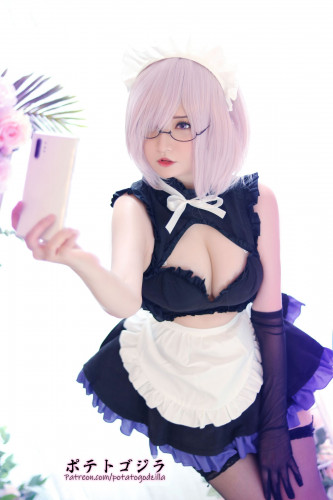 Potato-Godzilla-Mashu-Maid