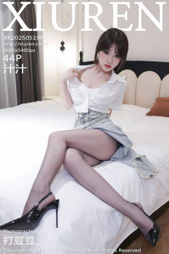 XiuRen秀人网-10294-汁汁-白衬衫牛仔裙黑丝-2025.05.19