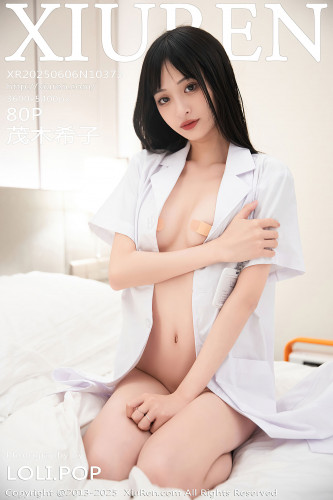 XiuRen秀人网-10373-茂木希子-白色护士服爆乳黑丝-2025.06.06