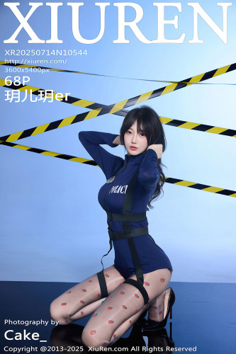 XiuRen秀人网-10544-玥儿玥er-情趣深蓝色女警制服诱惑-2025.07.14