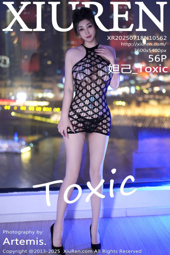 XiuRen秀人网-10562-妲己_Toxic-黑色镂空连衣裙爆乳-2025.07.18