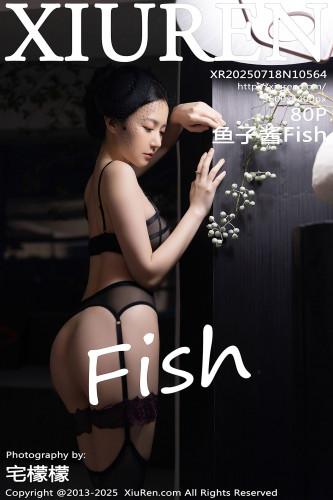 XiuRen秀人网-10564-鱼子酱Fish-黑大衣情趣黑内衣黑丝爆乳-2025.07.18