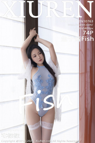 XiuRen秀人网-10763-鱼子酱Fish-轻透白纱浅蓝色轻透死库水-2025.09.12