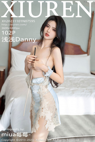 XiuRen秀人网-7595-浅浅Danny-粉色连衣短裙-2023.11.01