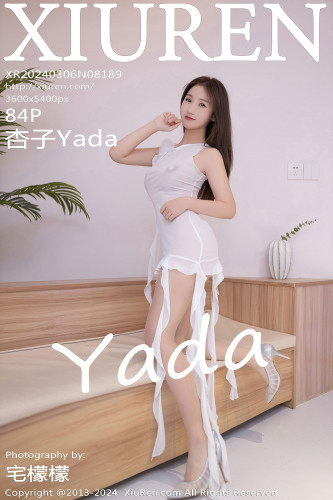 XiuRen秀人网-8189-杏子Yada-轻透白色连衣短裙-2024.03.06