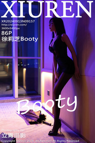 XiuRen秀人网-9157-徐莉芝Booty-黑色连衣短裙黑丝-2024.09.13
