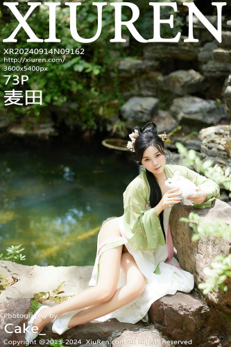 XiuRen秀人网-9162-麦田-户外古风绿纱长衣爆乳-2024.09.14
