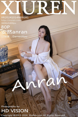 XiuRen秀人网-9281-安然anran-白色浴袍-2024.10.14