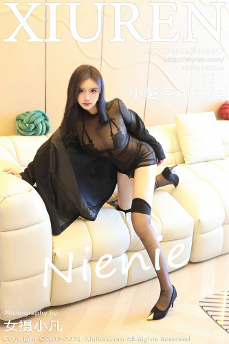 XiuRen秀人网-9347-小薯条-黑色连衣短裙黑丝-2024.10.25