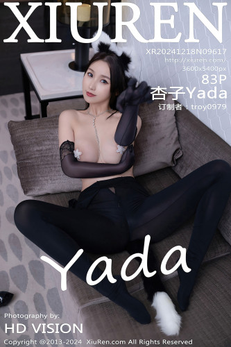 XiuRen秀人网-9617-杏子Yada-黑丝小猫爆乳-2024.12.18
