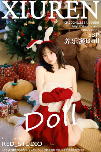 XiuRen秀人网-9656-养乐多Doll-少女兔耳情趣圣诞装-2024.12.25