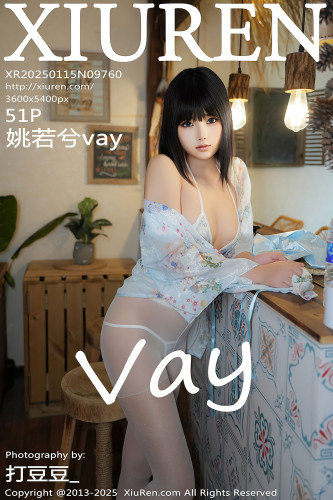 XiuRen秀人网-9760-姚若兮vay-轻透浅蓝碎花纱裙爆乳-2025.01.15