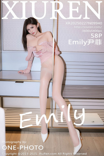 XiuRen秀人网-9940-Emily尹菲-淡粉色睡裙肉丝-2025.02.27