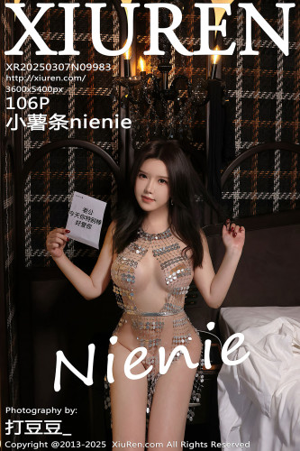 XiuRen秀人网-9983-小薯条nienie-人妻剧情轻透白衬衫黑丝亮片情趣内衣爆乳-2025.03.07