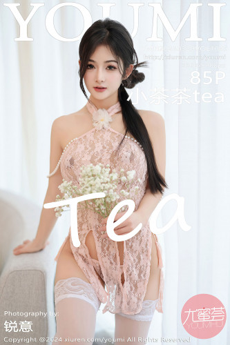 YouMi尤蜜荟-1045-小茶茶tea-粉丝轻透蕾丝情趣睡裙-2024.03.29